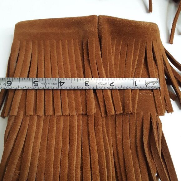 Minnetonka Women's Fringe Pull Up Boot Size 5M - Picture 6 of 11